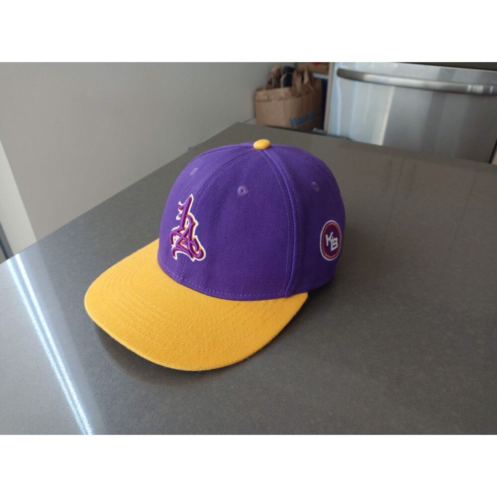 Los Angeles Lakers Kobe Bryant Patch Purple & Gold Youth Snapback Cap Hat LA KB